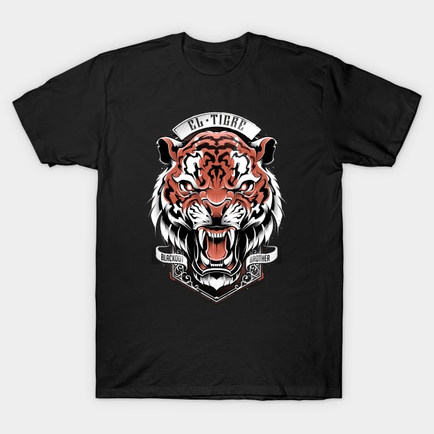 El Tigre T-Shirt by BlackoutBrother